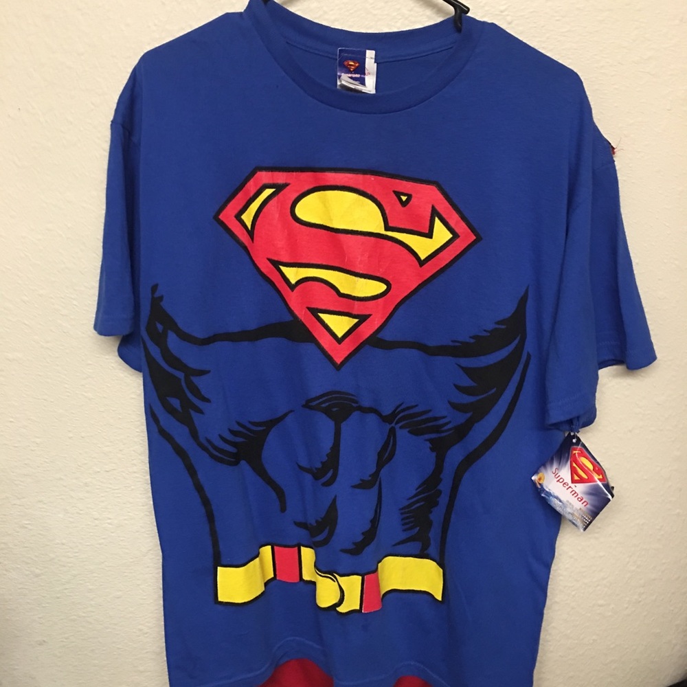 Superman shirt with tags - L New with tag